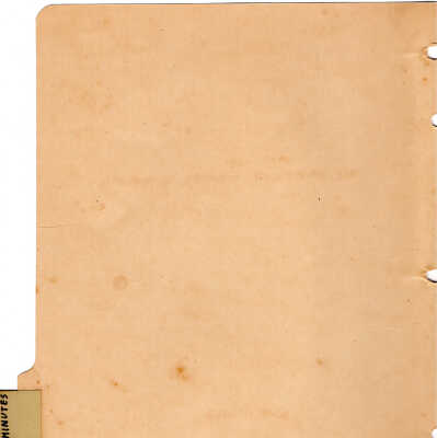 Binder Divider for Minutes