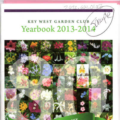 Key West Garden Club Yearbook 2013-2014