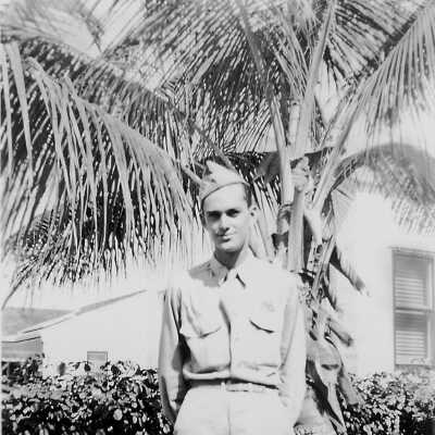 Edward Albury in uniform