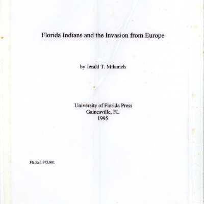Florida Indians and the Invasion from Europe