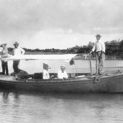 Group Photo in Boat