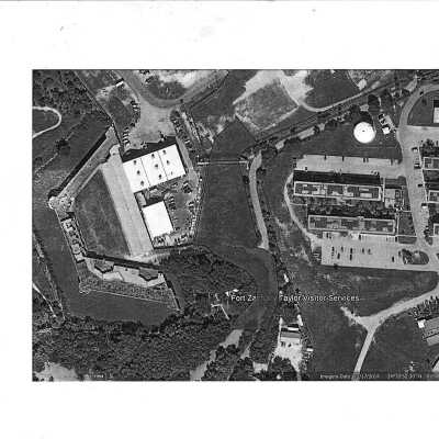 Fort Zachary Taylor Aerial Shot