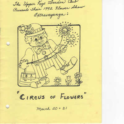 1992 Flower Show Booklet