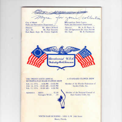 1975-1976 Yearbook. Newsletter