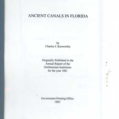 Ancient Canals in Florida