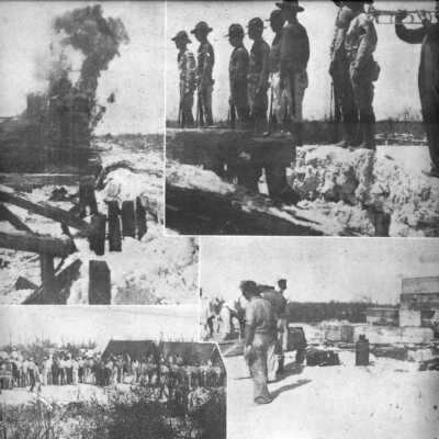 1935 Hurricane Devastation Derailed Train