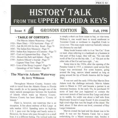 History Talk #5