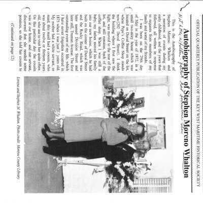 Florida Keys Sea Heritage Journal, Volume 17, Number 2, Winter 2006/07