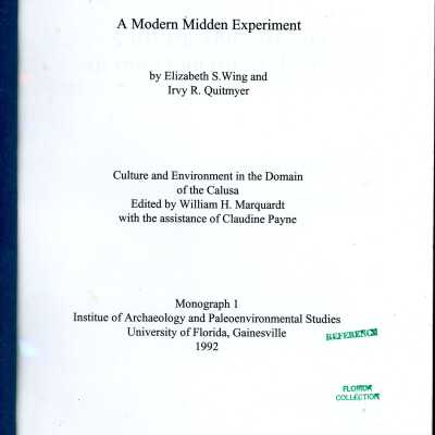 A Modern Midden Experiment