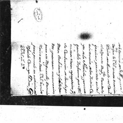 Spanish Colonial Document 1739