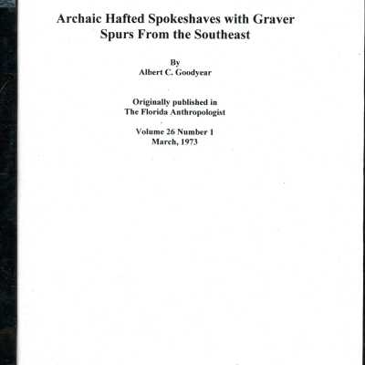 Archaic Hafted Spokeshaves with Graver Spurs from the Southeast