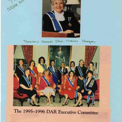 The 1995-1996 DAR Executive Committee