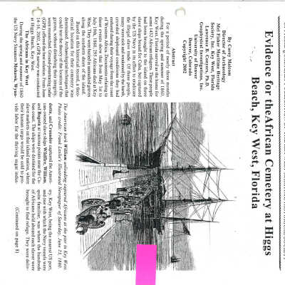 Florida Keys Sea Heritage Journal, Volume 13, Number 1, Fall 2002
