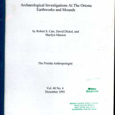 Archaeological Investigation at the Ortona Earthworks and Mounds