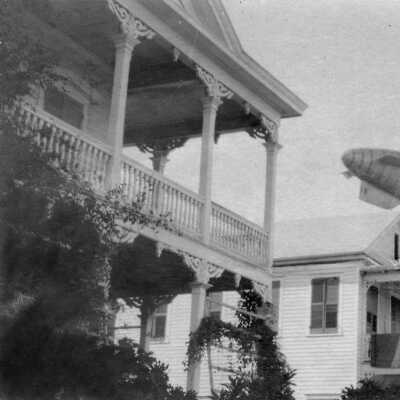A blimp over Key West