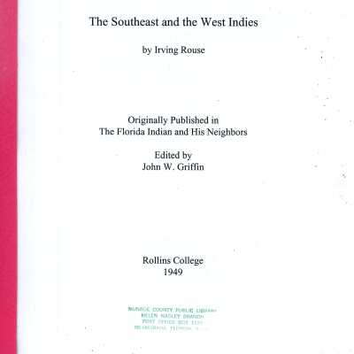 The Southeast and the West Indies