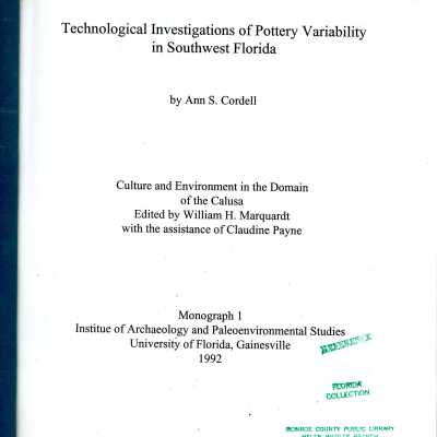 Technological Investigations of Pottery Variability in Southwest Florida