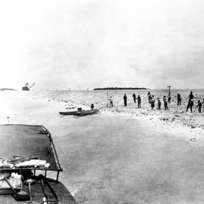 Surfacing Dredged Embankment