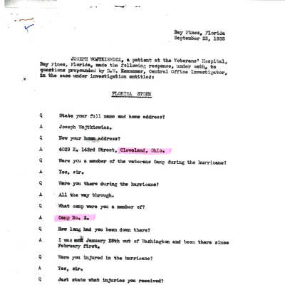 Joseph Wojtkiewicz Testimony