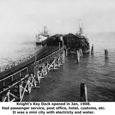 Knight's Key Dock - 1908
