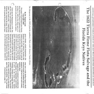Florida Keys Sea Heritage Journal, Volume 10, Number 3, Spring 2000