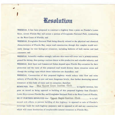Resolution - May, 1965