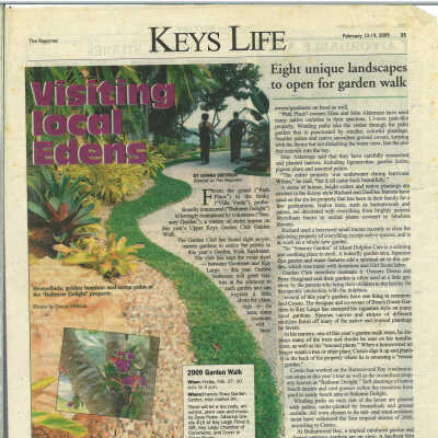 Keys Life, The Reporter, February 13-19, 2009