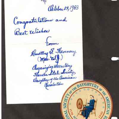 Collection of Photos, Newspaper Articles from the Organization Meeting, 1983