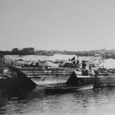 FEC Railroad Work Barge