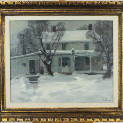 Untitled [house in snow]