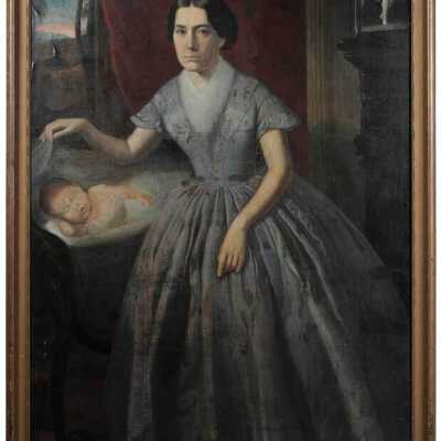 Untitled [Mary Jones Nelson and her daughter Elizabeth]