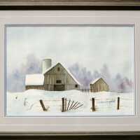 [Barn in snow]