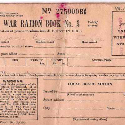 Book, Ration