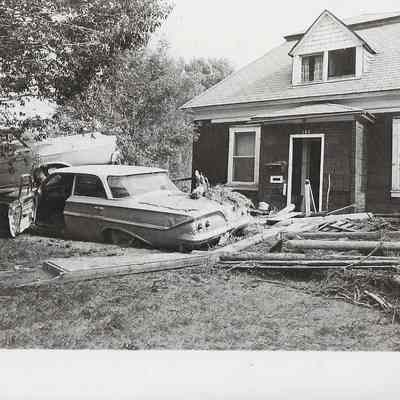 Home With Trashed Yard