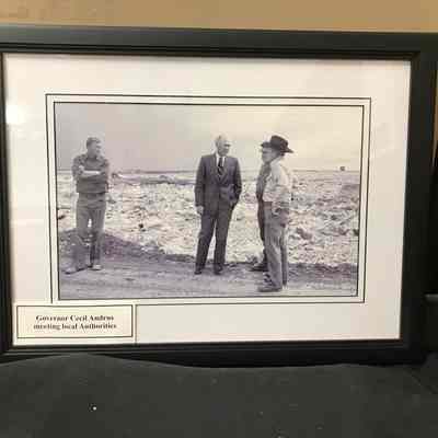 Governor Cecil Andrus visiting Flood Area
