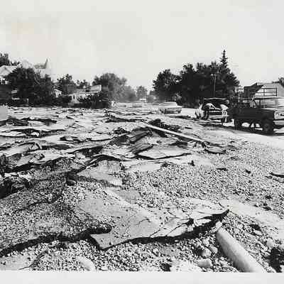 Destroyed Road