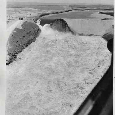 Looking Upstream at Teton Dam