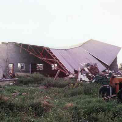 Collapsed Storage Barn