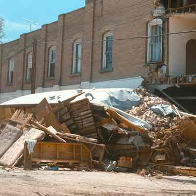 Collapsed Wall