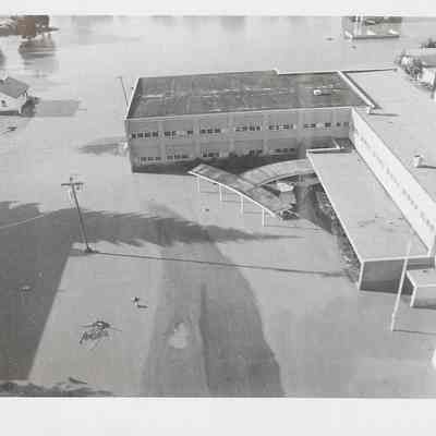 Oblique view of Madison High School