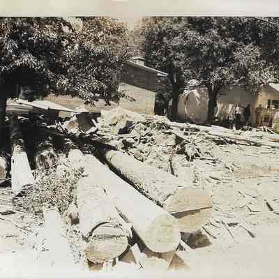 Wood and Other Debris from Flood