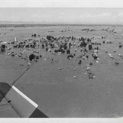 Aerial Photo of Sugar City Fully Flooded