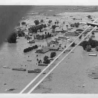 Aerial Photo of Flooded Rexburg