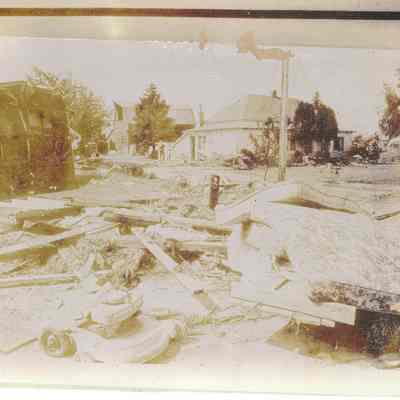Debris Cluttering The Street