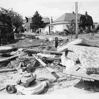 Mattress Debris in Farmyard