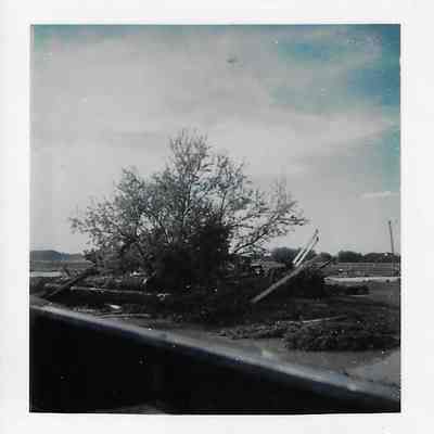Damage and Debris left behind by the Flood