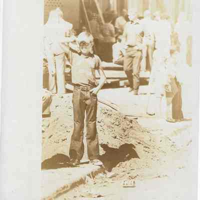 Young Boy Standing Around