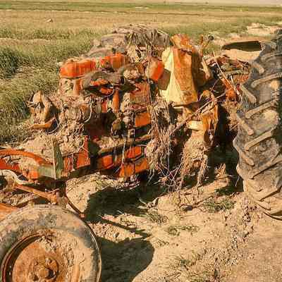 Flood Hit Tractor