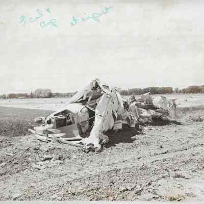 Wrecked Plane At Airport