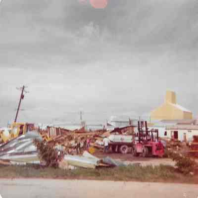 Flood Debris and Damage During Clean Up